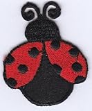 Ladybird Ladybug Iron on Sew on Embroidered Badge Applique Motif Patch From PatchWOW by PatchWOW