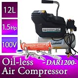 オイルレスエアーコンプレッサー 12L DAR1200