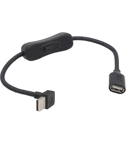 Amazon.co.jp: オーディオファン USB 延長ケーブル ON ／ OFF スイッチ