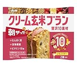 アサヒグループ食品 クリーム玄米ブラン 贅沢10素材 いちごバター 50g(2個)×6袋