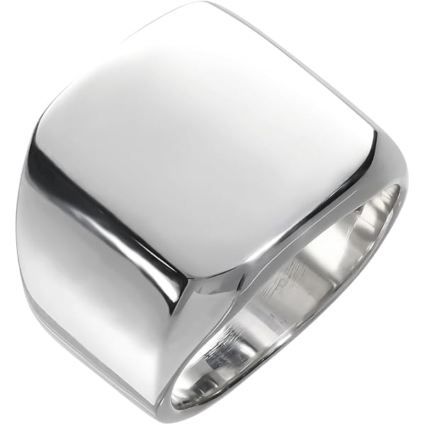印台シルバー925リング 重いシルバー22号銀印台SILVER指輪シンプルざ1れ Amazon | [silver KYASYA]メンズ リング シルバー925 印台リング