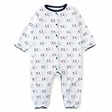 Mademoiselle papillon カバーオール 長袖 前開き フリル袖 マーブルピッグ 【ネイビー:70】