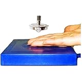 Happiest UFOゴマ 空中浮遊コマ 磁力浮遊コマ 知育玩具 理科 科学 自由研究 ジャイロマジック 玩具 (UFOコマ：ブルー)