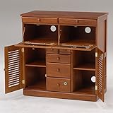 ＦＡＸ台！隠しキャスター＆鍵付きファックス台　ＳＩｓｉｍｆｘ080200010ＢＲｉｓ