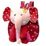 Adorable Elephant Schoolbag Nursery Smallバックパックリュックサックバッグfor Baby ( 1 – 3yrs ) レッド