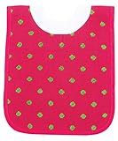 AM PM Kids! Pullover Bib, Hot Pink and Green Dot by AM PM Kids!