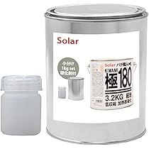 Amazon.co.jp: ゼロ収縮 ソーラー 極 ♯80 鈑金パテ 1kgセット /標準
