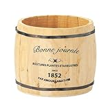 ウッドバレルプランター　大 ナチュラル