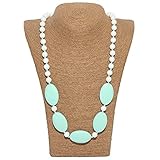 vcmart Silicone Teething Necklace Baby Safe for Mom to Wear Fresh Mint [並行輸入品]