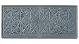 【4個セット】段差解消 段差スロープ カーステップ 段差10cm用 幅60cm用x4個セット 間口2.4ｍ分 (ダークグレー) CS-100DG
