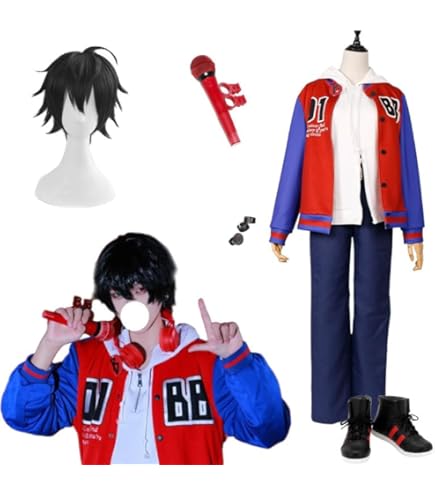 山田一郎マイクセット　ゴースト　ヒプノシスマイク　コスプレ　ヒプマイ fashionzone_cos430