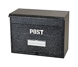 ケイジーワイ工業 KGY サントミ どでかポスト SGE-4500 黒みかげ 角0封筒(B4用)横投函可