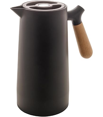 Thermal Carafe 34oz Thermal Vacuum Carafe Wth Glass Lner And Wood Handle Nsul | EBay | Coffee