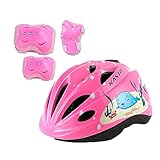 LuckyDays　キッズヘルメット　子供用　７点セット　膝・肘・腕保護 3組セット　防具　自転車　アンチショツク　無害素材　キックボード　 軽量　通気性良い　おしゃれ　オールシーズン　Boy's＆G
