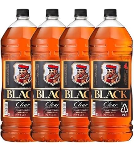 Amazon.co.jp: アサヒビール ウイスキー ブラックニッカ クリア 4L