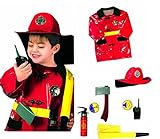 GradPlaza Children Fireman Dress up Set Costume [並行輸入品]