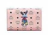 【エムシーエム】 MCM かわいいレディース三つ折り財布ミディアムピンク Rabbit Medium Wallet Pink [並行輸入品]