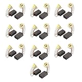 uxcell スプリングタイプ 電動工具 モーターカーボンブラシ 17mmx10mmx 5mm 20枚入り