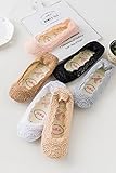 Generic [ 17 ] 5つのペアのドレスソックスレディースガールズLady春夏レース円シリコンノンスリップソックスJapanese Sweetシンセクション