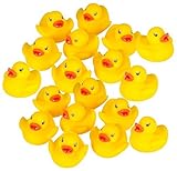 Kangaroo's - Rubber Duck Baby Bath Toy (18-Pack) [並行輸入品]