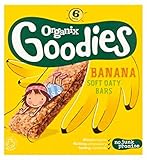 Organix Goodies Organic Banana Soft Oaty Bars 6 x 30g (Pack of 2) - Organixは、有機バナナソフトOatyバー6×30グラムをグ