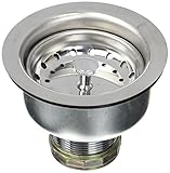 Everflow 7531 3-3/4 Long Shank Stainless Steel Sink Strainer with Stainless Steel Basket, [並行輸入品]