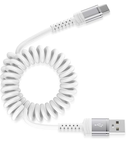 2本 USB - USB Cコイルケーブル 3A/15W 高速充電1~4フィート Amazon.co.jp: 2本 USB - USB Cコイルケーブル 3A/15W 高速充電1