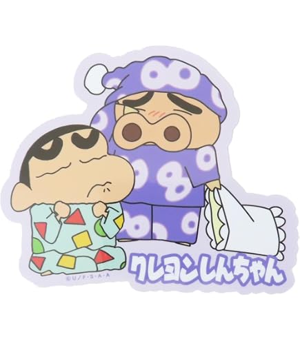 Amazon.co.jp: Crayon Shin-chan Character Sticker (Ky1129) Purple