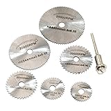 SODIAL 1セットのHSSカッティングディスク木製プラスチック銅とアルミソフト金属　小さいソーブレード