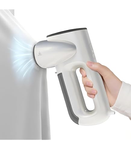 Amazon | ポータブル 2 in 1 衣類スチーマー 衣類乾燥機 折りたたみ式