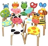 (ライフスター)Lifestr かわいい カラフル 動物 キッズチェアー(オリジナルエコバッグセット)