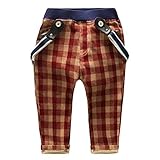 eTree PANTS ベビー・ボーイズ US サイズ: 3-4 Years カラー: レッド
