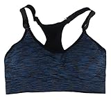 スポーツヨガブラパッド入りシームレスHigh Impact forワークアウトFitnessリムーバブルパッド US サイズ: S カラー: ブルー