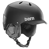 BERN (バーン) WATTS DELUXE ヘルメット メンズ ウィンター モデル HARD HAT アクションスポーツ XL MATTE BLACK