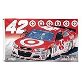 Kyle Larson # 42 Targetバナー国旗