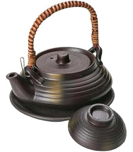 織部土瓶むし　土瓶蒸し Amazon.co.jp: 土瓶蒸し オリベ平型土瓶むし(耐熱) [11.8 x 6.3