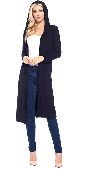 long black duster sweater