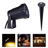 ミニ 3W Warm White LED IP65 アウトドア防水地中埋込型ライト ガーデン芝生ランプ景観 庭明かり GO-L01-WW