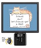 アートプレートnl-376 Cat Friends Night Light