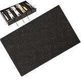 ミニ 理美容ツールパッド 滑り止め ステーションマット バリカン ハサミ トリマー 散髪道具 収納 理容室 横滑り防止 ホルダー