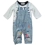 《秋冬春対応》SHORH KID'S(ショーキッズ) T/Cミニ裏毛サロペットロンパス 80cm/オートミール NO.SD-72473