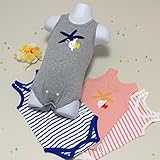 プチシュクレ(petitsucre) 袖無（そでなし）ボディ2枚組（ロンパース）70～80cmオフ/ピンク
