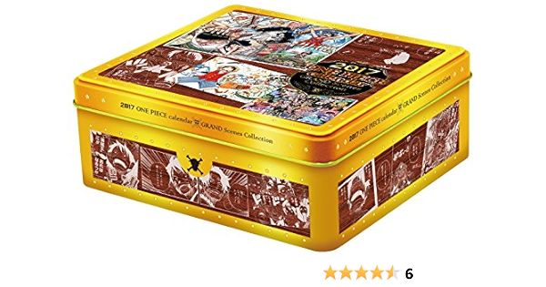 One Piece コミックカレンダー17 缶入り 日めくり カレンダー 尾田 栄一郎 17年は記念すべき連載周年 毎日が大航海 豪華宝箱入り ワンピースの世界観が毎日楽しめる日めくりカレンダー 本 通販 Amazon