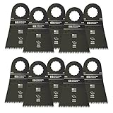 High Quality 10SC270 2-1/2-Inch Precision Wood Blade Fits Fein Supercut and Festool Vecturo, 10-Pack