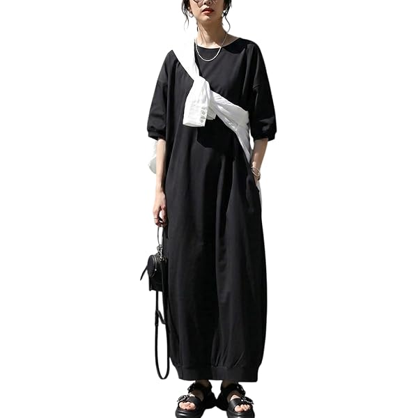 Amazon.co.jp: [UCHINO] クレープガーゼ バンドカラー半袖ワンピース
