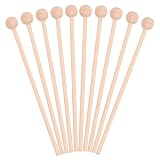 KDSSYFT 木琴 バチ 2本1組 木製 スティック 木琴 楽器 マレット チャイム ベル パーカッション 楽器 編鐘用 木琴用バチ (10本セット)