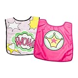 ブーギンヘッド(BooginHead) スーパーパワー ビブ マント風お食事用エプロン Super Girl（スーパーガール）