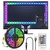 LEDテープライト RGB テレビバックライト 2M LEDストリップライト SMD 5050 DIY 切断可能 調光調色 間接照明 led