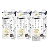 マルサン タニタカフェ 監修 オーガニック 無調製豆乳 1000ml ×3本 オリジナルティッシュ付き