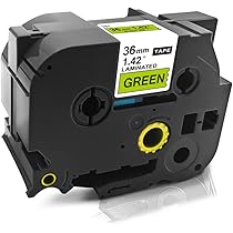 Tzeテープ 36mm幅X8m巻 8色選択 互換品 8個 P-Touch用 Tzeテープ 36mm幅X8m巻 8色選択 互換品 10個 P-Touch用 Tze